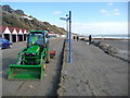 SZ0990 : Bournemouth: prom pathway sand has been cleared by Chris Downer