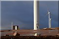 NC8615 : Wind Turbine T16 at Gordonbush Wind Farm by Andrew Tryon
