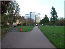 SK5803 : Path in Nelson Mandela Park, Leicester by JThomas