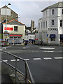 Looking across the B3254 towards Pike Street