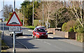 J2766 : "Road humps" sign, Lambeg by Albert Bridge