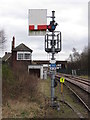 Shildon signal box and semaphore signal