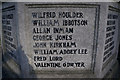 War memorial, Methley, West Yorkshire