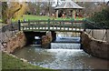 Gheluvelt Park - bridge over the Barbourne Brook, Worcester