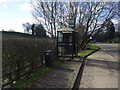 Bus stop on the Great North Road