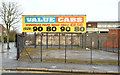 Vacant site, Durham Street, Belfast (February 2014)