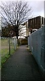 TQ3265 : Croydon: path leading south from Wellesley Grove to George Street by Christopher Hilton