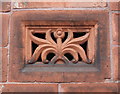 Art Nouveau style air brick on a house in Failsworth