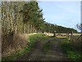 Farm track and footpath, Three Houses Farm