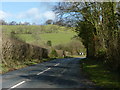 Bend in the B4521, near Cross Ash