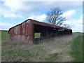 TF1216 : Rusting and abandoned shed on Thurlby Fen by Richard Humphrey