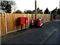 TM4289 : Upper Grange Road Postbox & Royal Mail Dump Box by Geographer