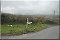 North Cornwall : Stony Lane Signpost