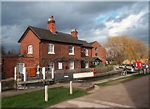 SK4430 : Cottage and Lock in Shardlow by Jonathan Clitheroe