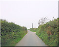 Lane junction east of Lambside