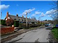 Row of thatched cottages Melchbourne