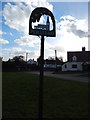 Polstead village sign (further out)