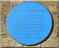 "Blue Plaque" on the ex-Sow and Pigs