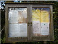 Noticeboard in Polstead Heath