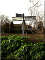 TM3690 : Roadsign on Low Road by Geographer