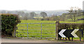 Field gate and chevrons, Ballyskeagh