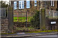 Village School Gates (Former and Second) on Chapel Lane, Midhopestones, near Stocksbridge