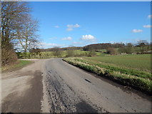 TL9443 : Entrance to Quicks Farm, Round Maple from Priory Green direction by Hamish Griffin