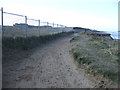 Coastal path heading west