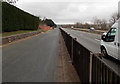 Wooden fence, Old Ross Road, Whitchurch