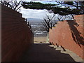 Path onto beach, West Kirby