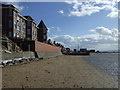 Beach and apartments, West Kirby