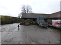 Part of the farmyard at Pentre farm