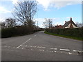 Road towards the White Horse pub and Round Maple