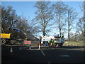 NT2370 : Road works on Craighouse Road by M J Richardson