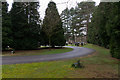 Turning circle in Bishopstoke Cemetery