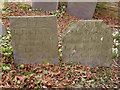SK6821 : Gravestones at Grimston by Alan Murray-Rust