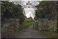 A gateway on Sticklepath Hill which leads to St. Paul