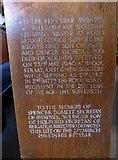 TQ0934 : Holy Trinity, Rudgwick: memorial (3) by Basher Eyre