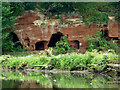 Caves in a sandstone cliff near Stourport, Worcestershire