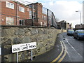 The northern entry into Gaol Lane Mews, Downpatrick