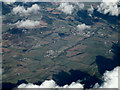 Bowden and Newton St Boswells from the air