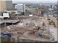 Newport: bus station demolition site