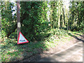 Flood sign beside Mergate Lane