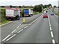 TL0177 : Layby on the Westbound A14, to the East of Thrapston by David Dixon