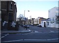 Burghley Road at the junction of Highgate Road