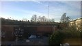 Lewisham: looking up towards the avoiding line from a Hayes train