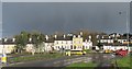 Heavy convectional shower at the southern end of the A7 at Downpatrick