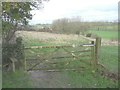 Gate and stile on the Elham Valley Way