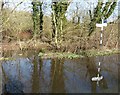 Flood at Pednor Road junction with Drydell Lane