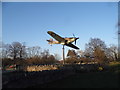 Sydney Camm memorial plane in Alexandra Park